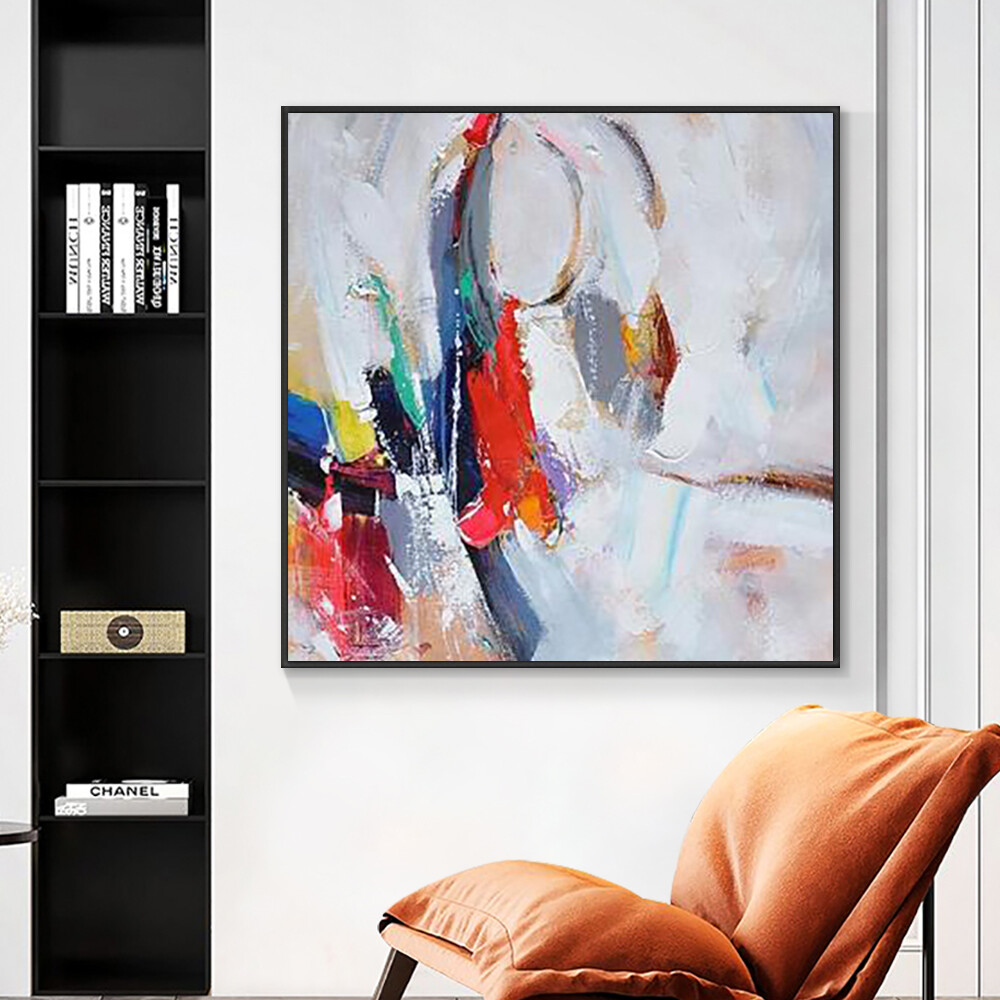 Handmade Fashion Canvas Art Decorative Knife Landscape Paintings For Living Room