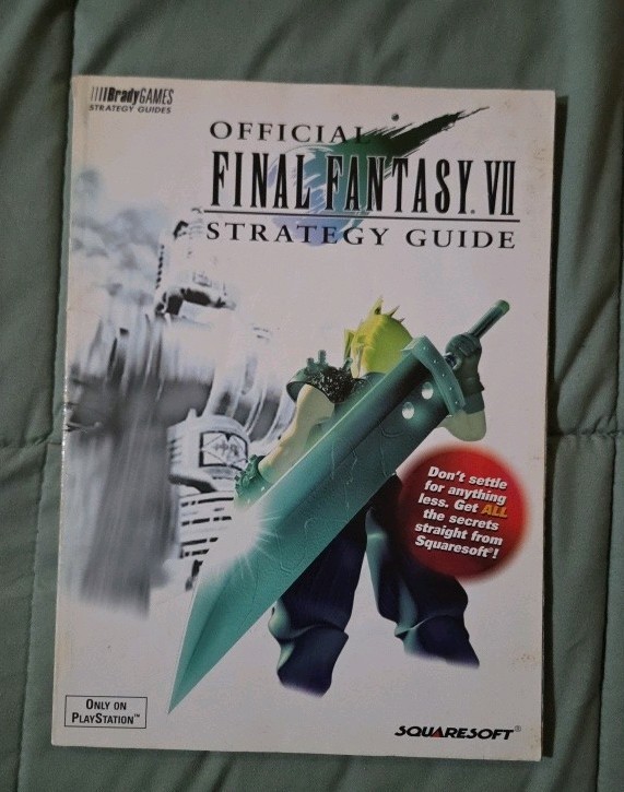 Brady Games Final Fantasy VII Official Strategy Guide Full-Color Maps