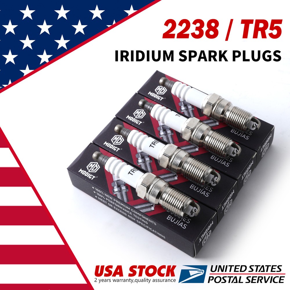 8Pcs TR5 2238 NGK Iridium Spark Plug Compatible with Mercruiser OMC Volvo