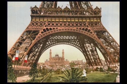 Photo:Eiffel Tower,Trocadero,1900 Exposition,1900,Paris