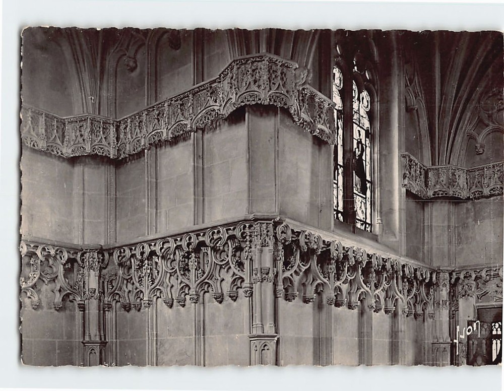 Postcard Intérieur de la Chapelle St. Hubert Amboise France