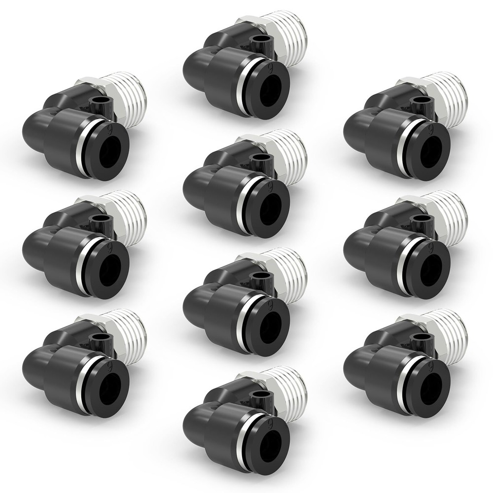 10 Pack Push to Connect Fittings 6mm OD x 1/4