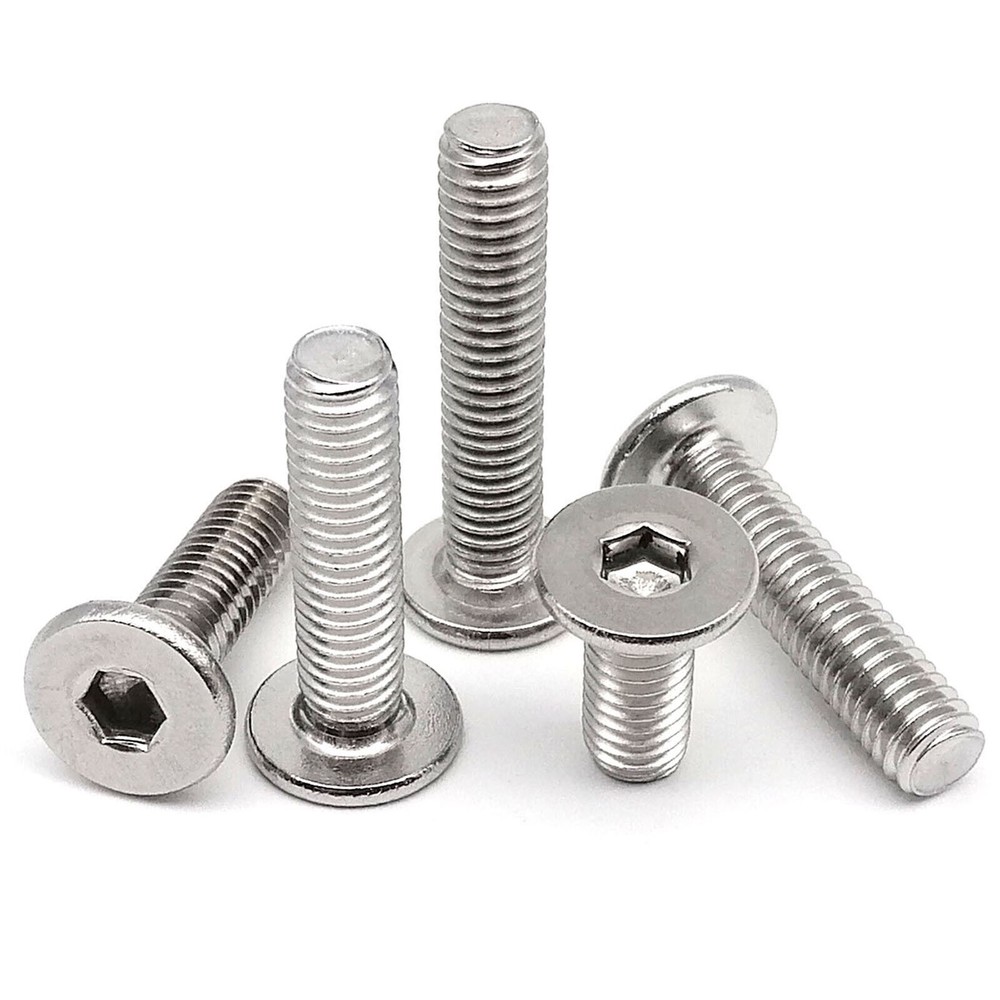 M1.6-M8 SUS304 Allen Hex Hexagon Socket Ultra Thin Flat Wafer Head Screw Bolt B#