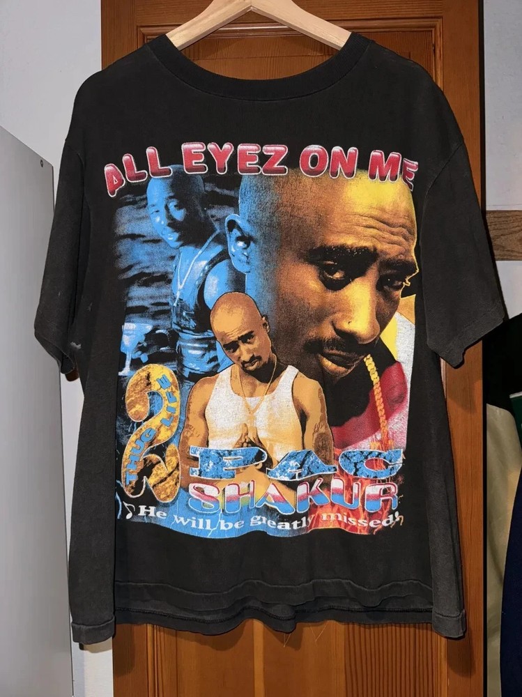 Vintage Tupac (2Pac) Shakur 90's Single Stitch Rap T-Shirt