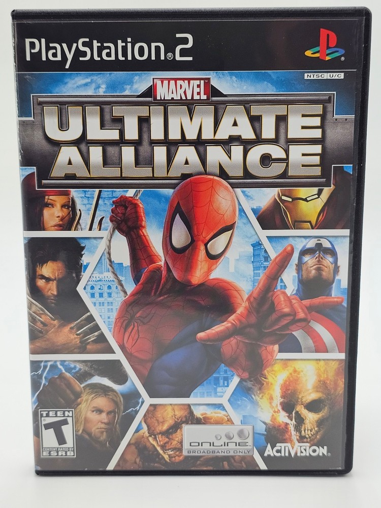 Sony Playstation 2 PS2 Marvel Ultimate Alliance CIB Cleaned & Tested