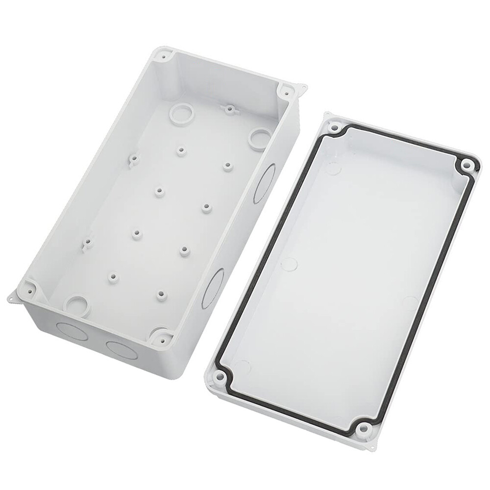 Electrical Junction Box Waterproof ABS Outdoor Project Enclosure Reversed Holes-image