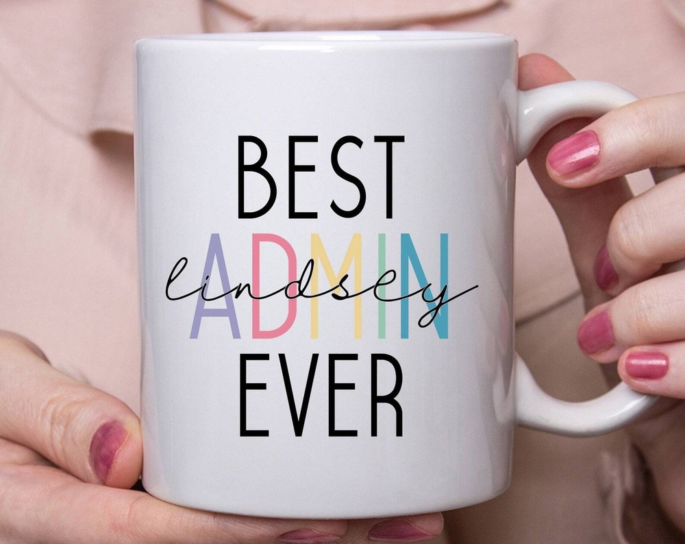 Admin Mug Administrative Professionals Day Gift Personalized Mug Secretary Gift