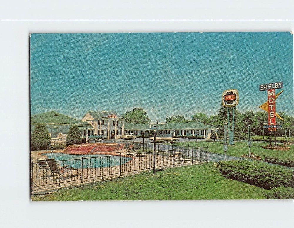 Postcard The Shelby Motel Shelbyville Kentucky USA