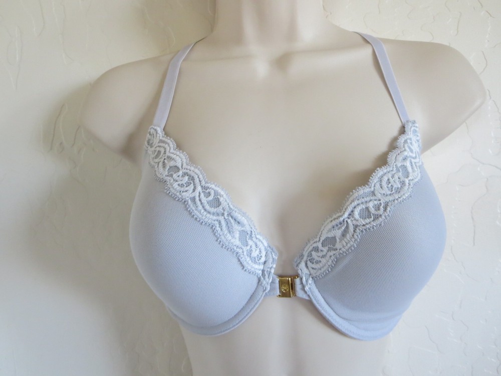 NATORI 32 DD #735023 FEATHERS T-BACK UNDERWIRE BRA, GRAY, NWOT $68