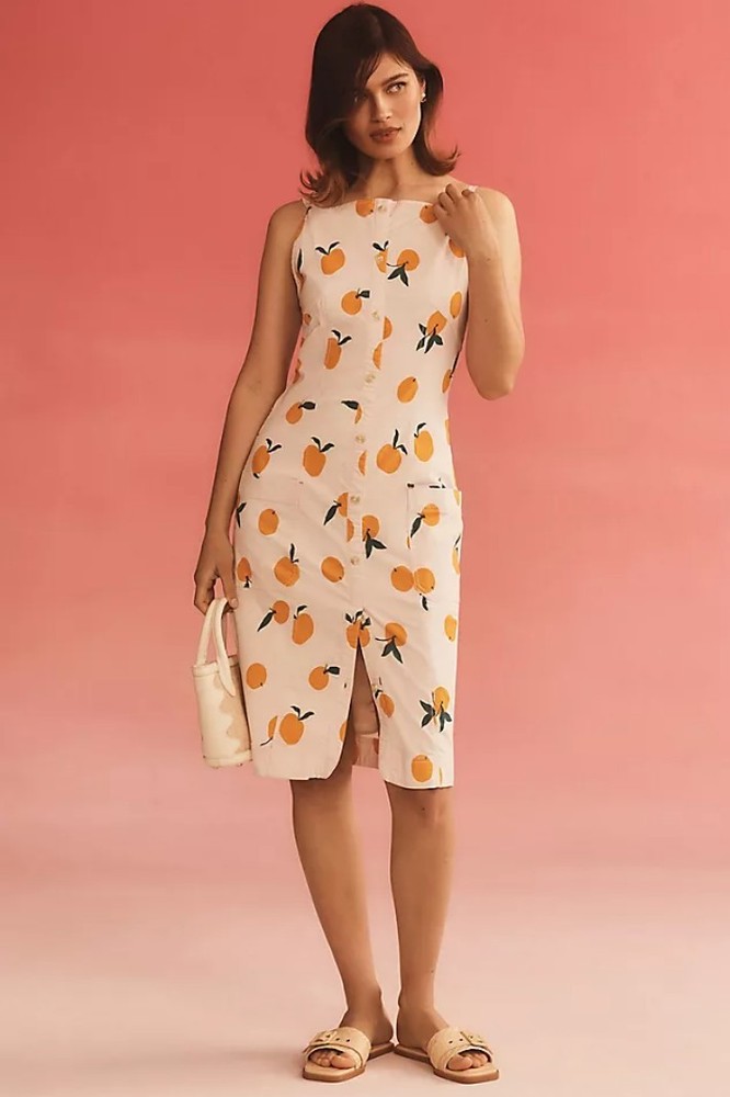 Size Medium- Anthro The Dylan Mierzwinski Colette Midi Dress by Maeve  $168