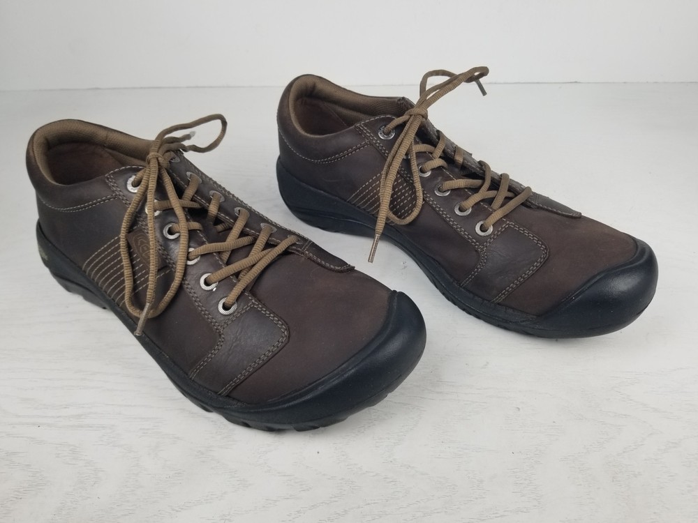 KEEN Men's Austin Shoe 13 US Chocolate Brown