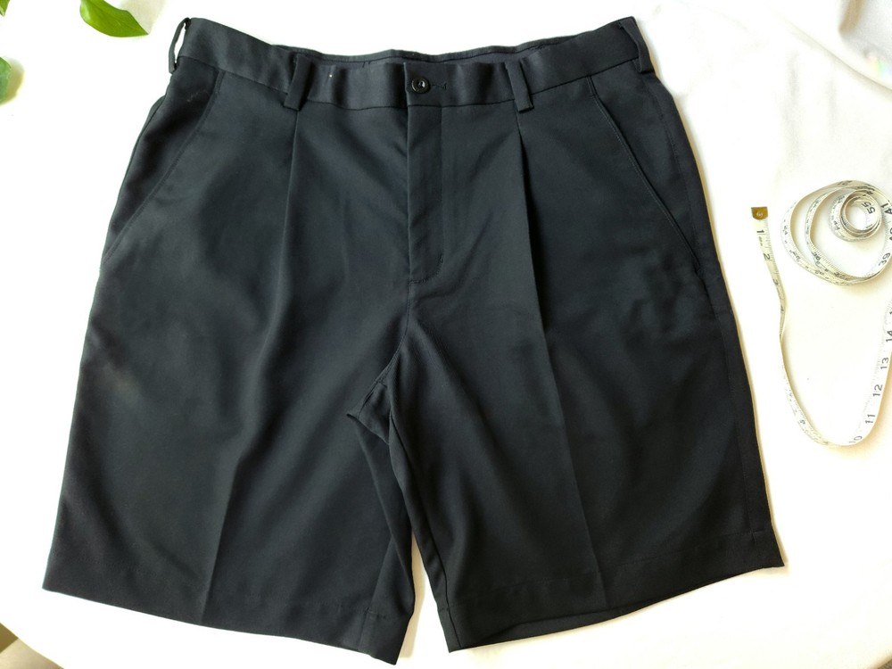 Nike Golf Shorts Mens 34 Black Dri-FIT Standard Fit 9” Inseam