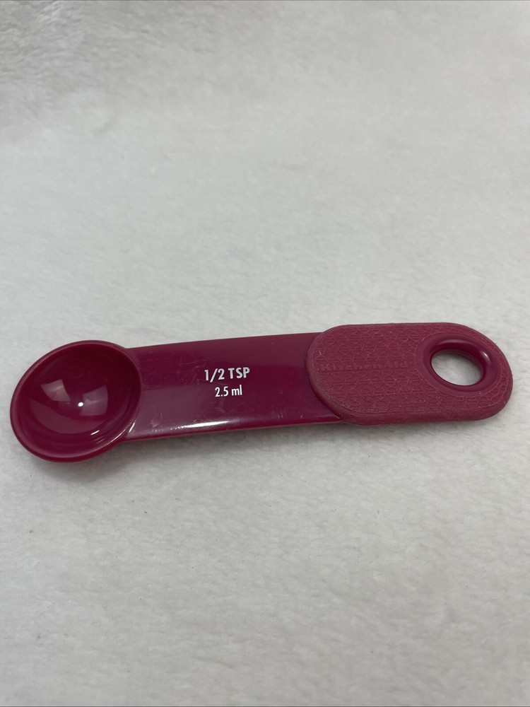 KitchenAid Classic 1/2 tsp Cherry Red Measuring Spoon for Baking Pies Cookies  
