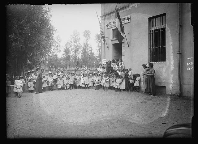 Photo:Red Cross Hospital Children Group Photo 1910s