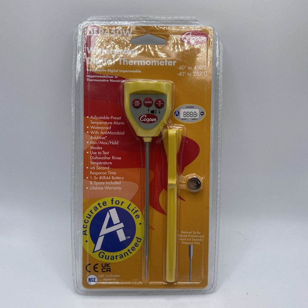 Cooper-Atkins DFP 450w waterproof digital Thermometer