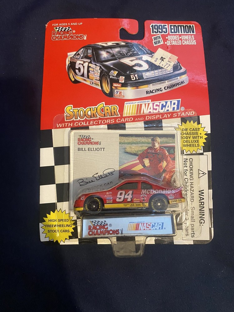 Nascar Racing Champions Bill Elliott Stock Car 1/64 Die Cast 1995 Edition