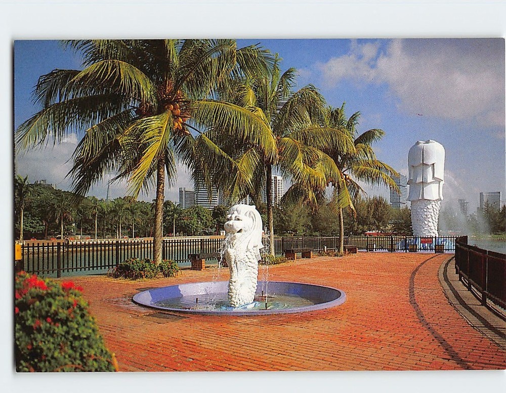 Postcard Merlion Singapore