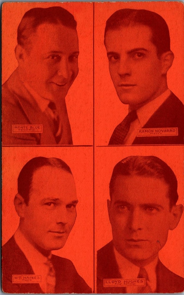 1920s Silent Film Stars Monte Blue Ramon Novarro William Haines Lloyd Hughes