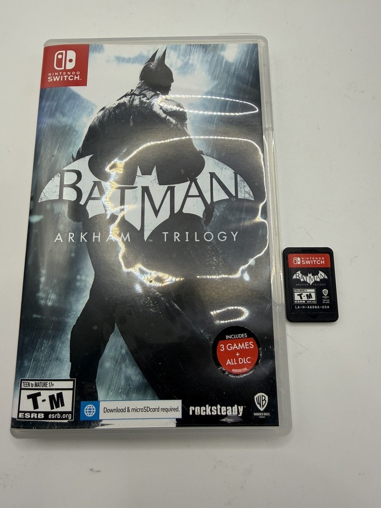 Batman: Arkham Trilogy Nintendo Switch Game w/Case