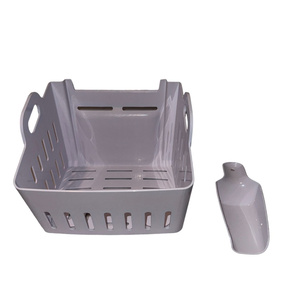 Thereye ER IM03 Countertop Ice Maker Replacement Basket Scoop Cover Parts White