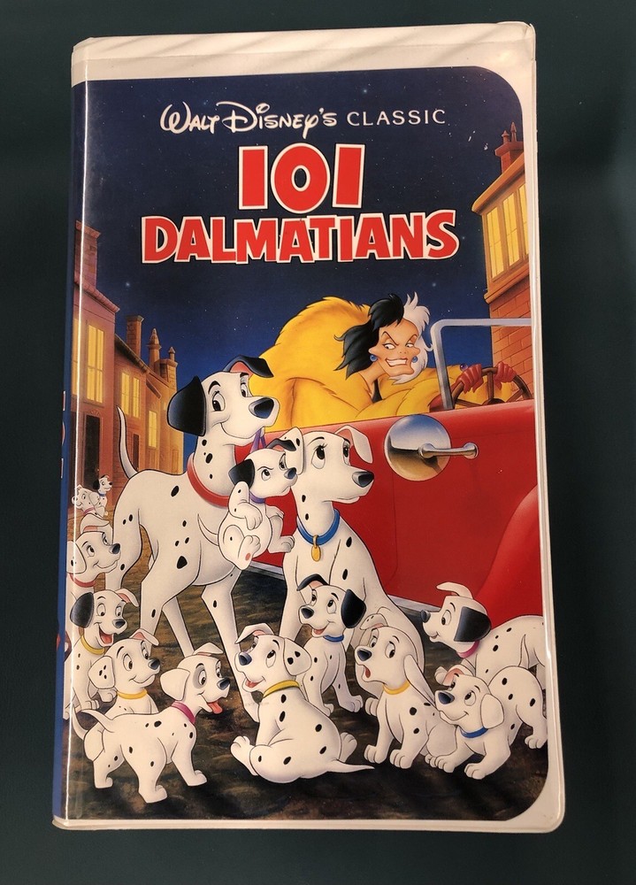 101 Dalmatians VHS 1263 Walt Disney Classic Black Diamond Edition Rare VCR Tape