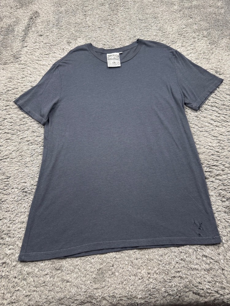 Jungmaven Shirt Men XL Charcoal Gray Hemp Organic Cotton Short Sleeve Crewneck