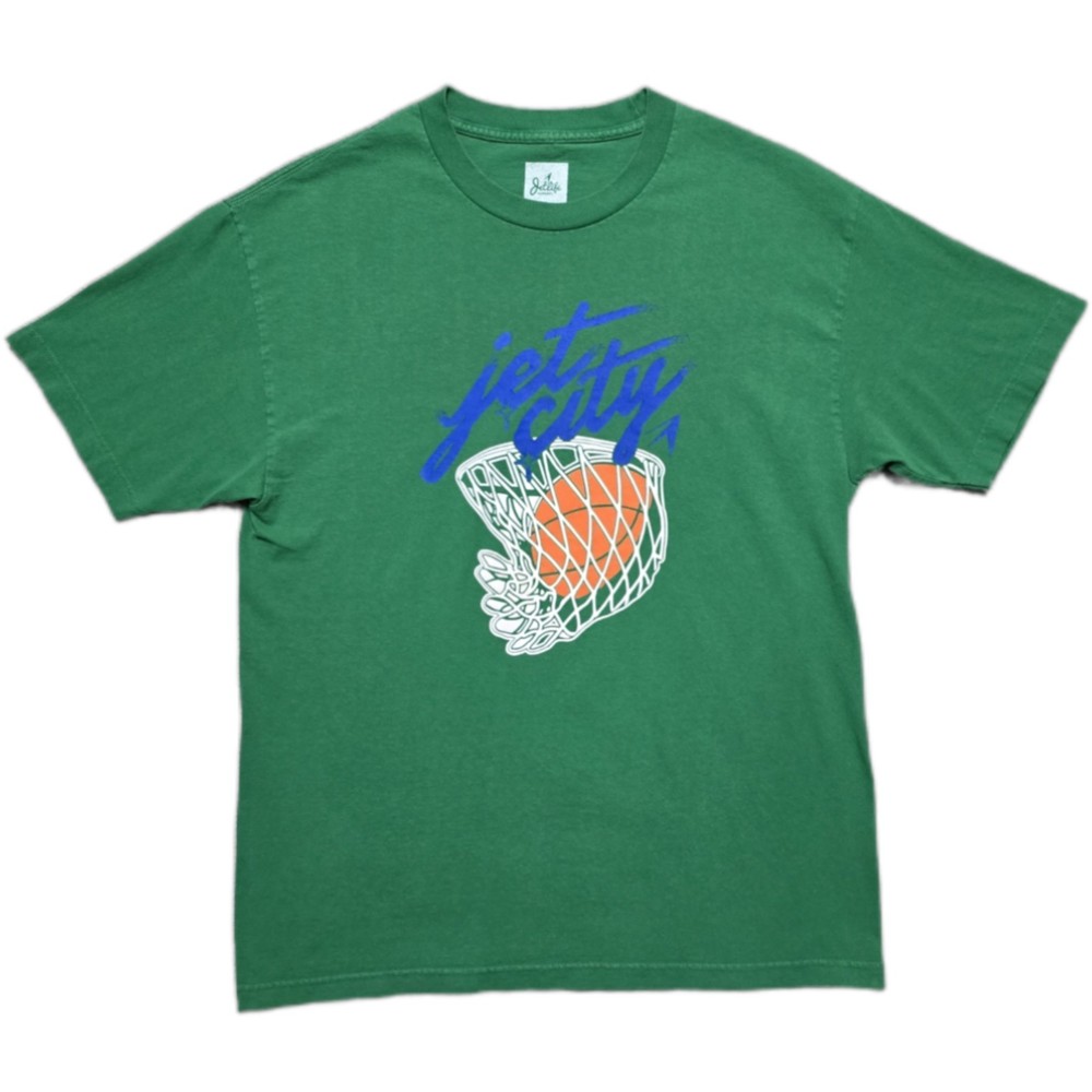 Jet Life Apparel Jet City Curren$y Mens Large Graphic T-Shirt Green Hip Hop Rap