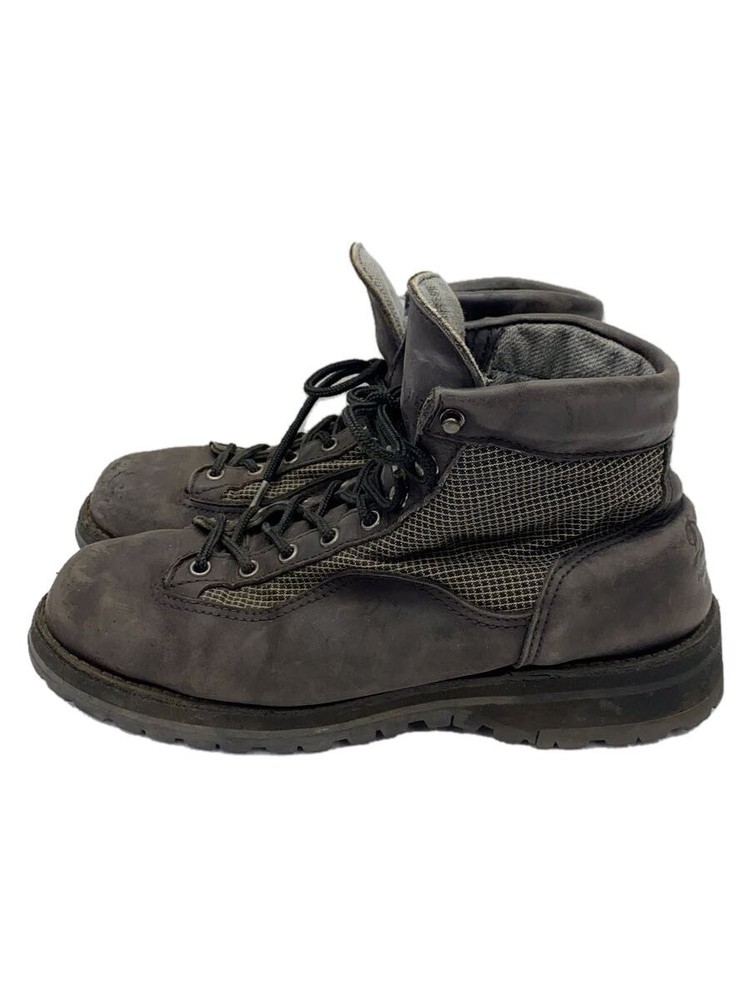 Danner US 8.5 Black Leather Trekking Hiking Boots Durable Used