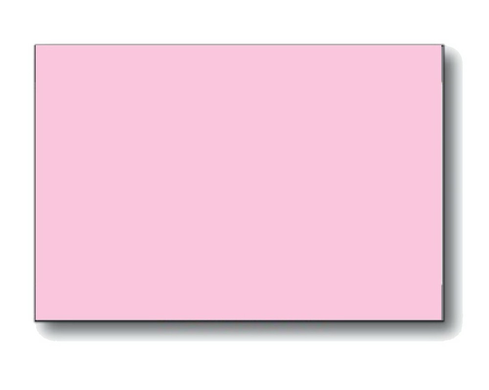 Pink Vellum Letter-Size Posting Sheets with Top Horizontal Adhesive Strip - 250 Sheets