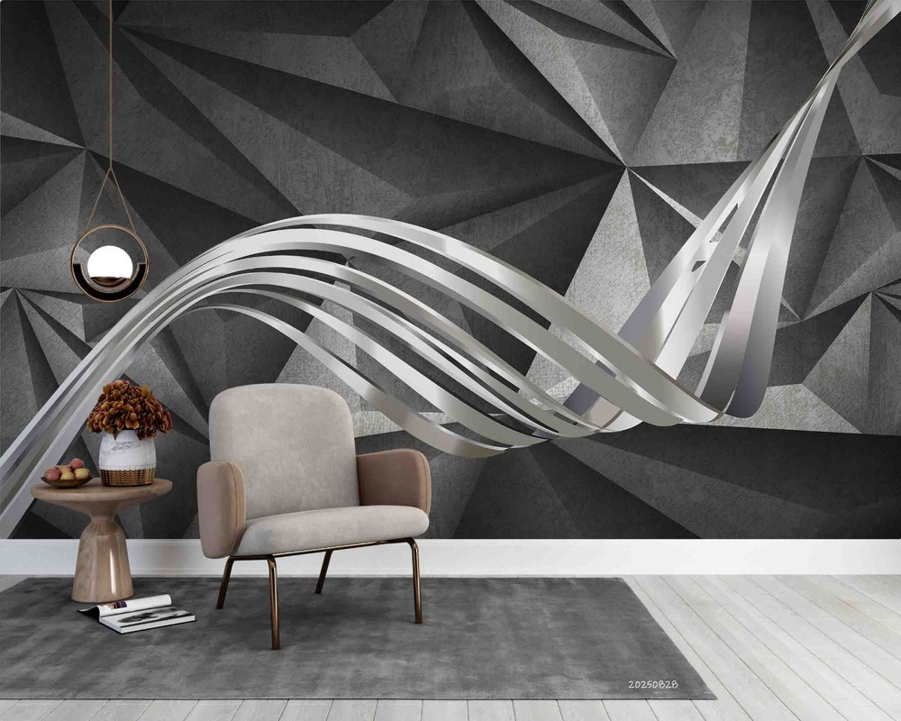 3D Abstract Geometric Graphics Wall Murals Wallpaper Murals Wall Sticker-image