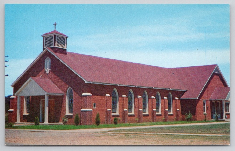 Catholic Church Walnut Ridge Arkansas Vintage Postcard Dexter Press