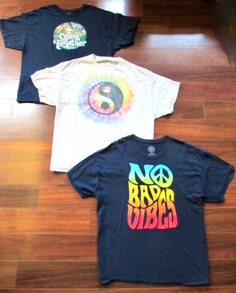 DOM BRAND ~ Men's Size 3XL XXXL ~ LOT of 3!! Graphic 100% Cotton T-Shirts