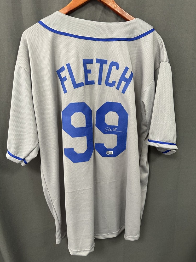 Chevy Chase Signed Fletch Los Angeles Dodgers Baseball Jersey AUTO BAS Sz XLPROBSTEIN is actively accepting consignments !!