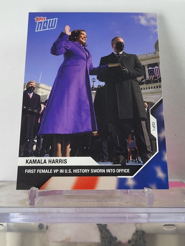 2020 USA Election Topps NOW #13 Kamala Harris VP Inauguration ** PR 17016