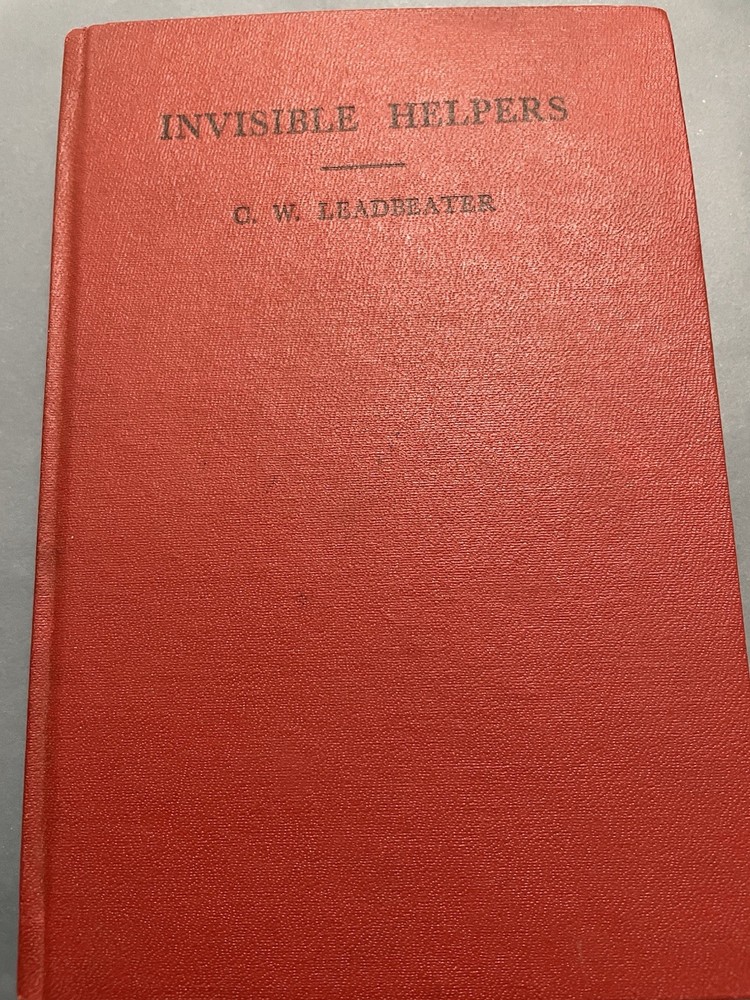 Invisible Helpers - C. W. Leadbeater - Hard Cover - 1956-Good condition
