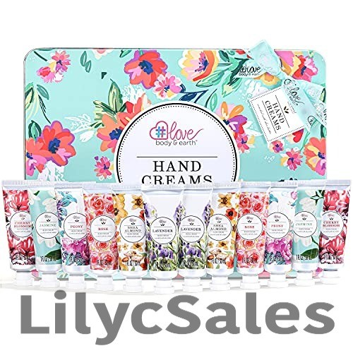 BODY and EARTH Nourishing Hand Cream Gift Set 12ct