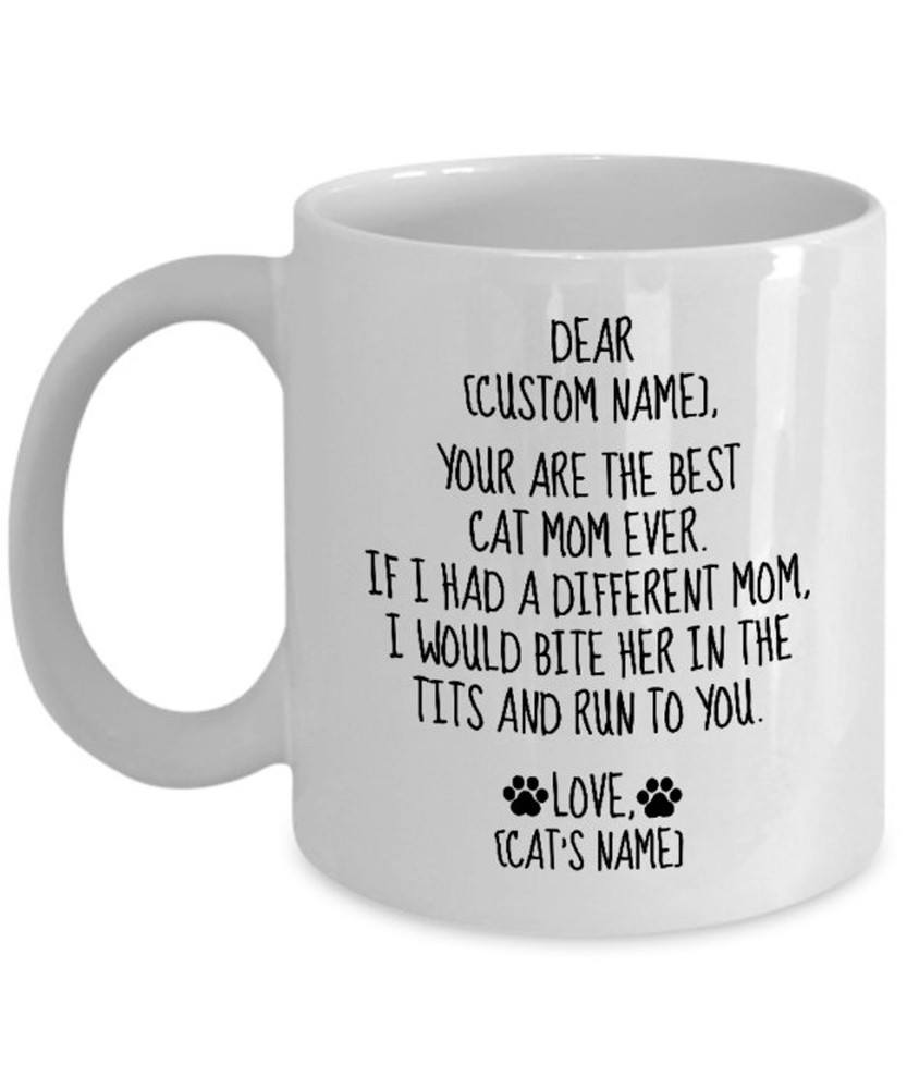 Cat Mom Mug The Best Cat Mom Ever Cat Mom Gifts Funny