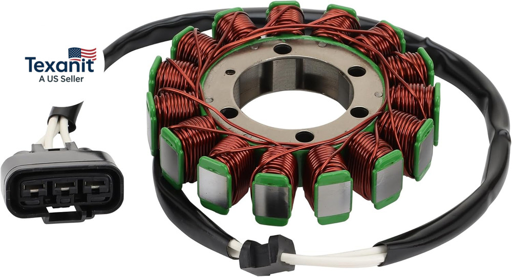 15 Coil 3 Wire Magneto Stator Replacement for ZX1000 ZX-10R ZX6R 2013-2017 ABS Z