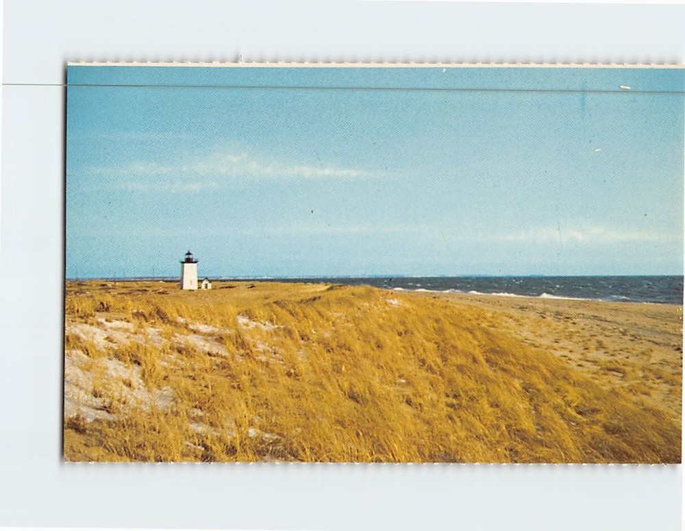 Postcard Wood End Light Cape Cod National Seashore Massachusetts USA