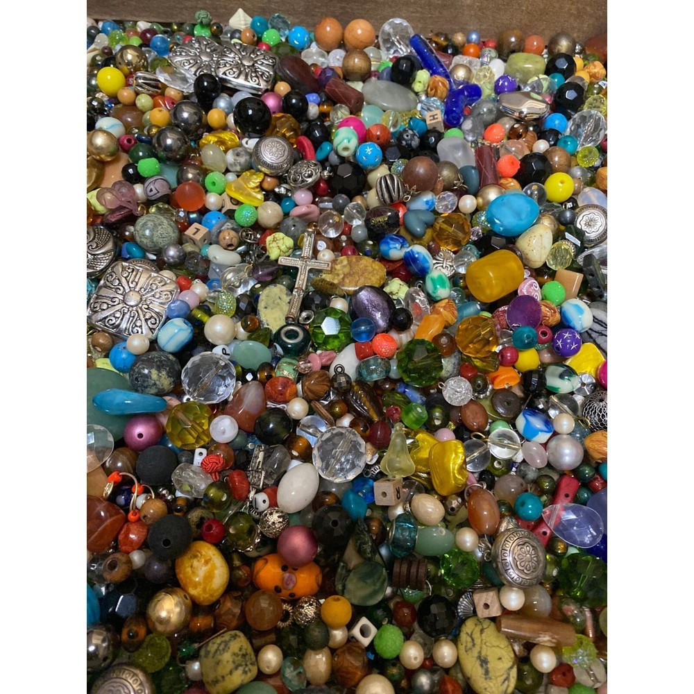 1 Pound of Bulk Beads, Jewelry Making Supplies