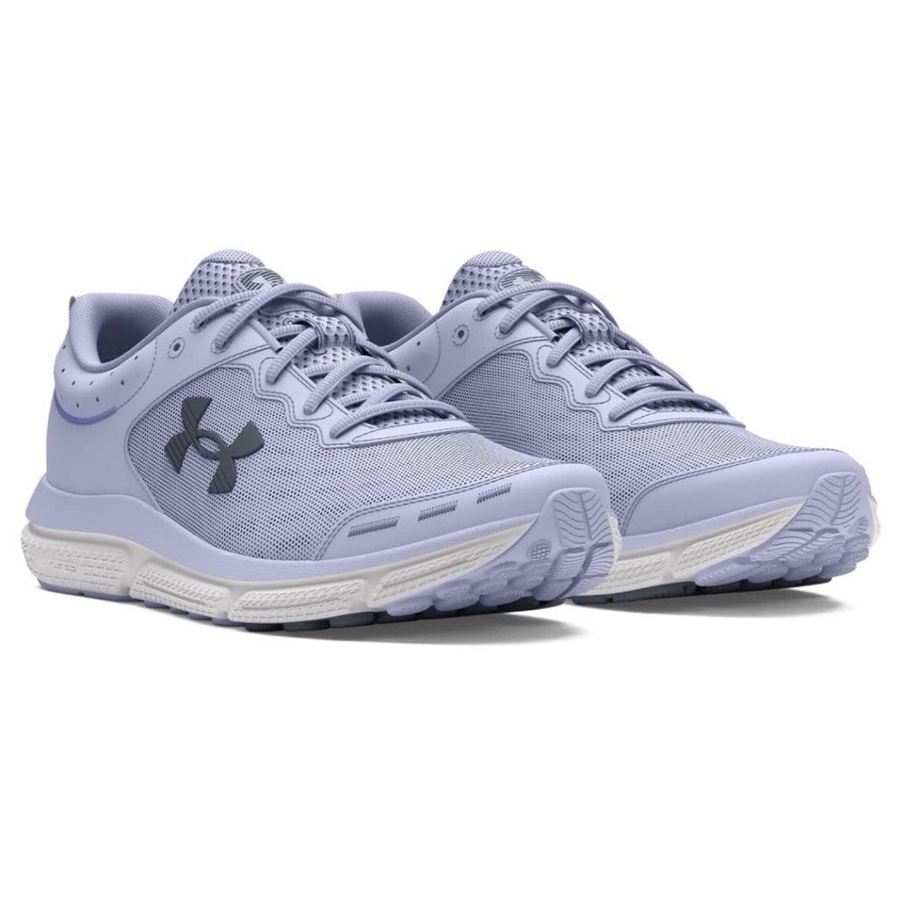 Under Armour Charged Assert 10 Violet Running Shoes 3026179-503 Womens Size 6