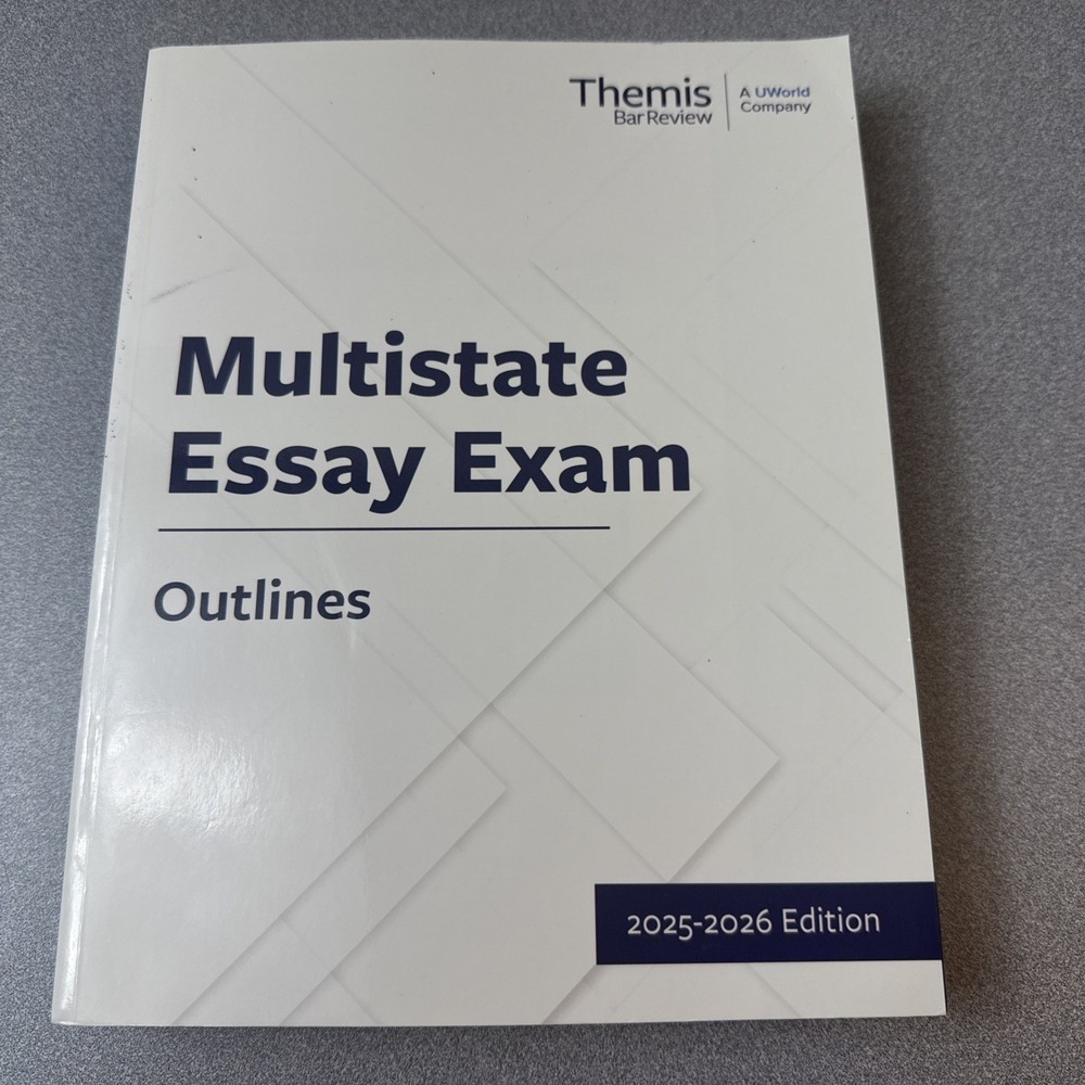 Themis Bar Review Multistate Essay Exam Outlines 2025-2026