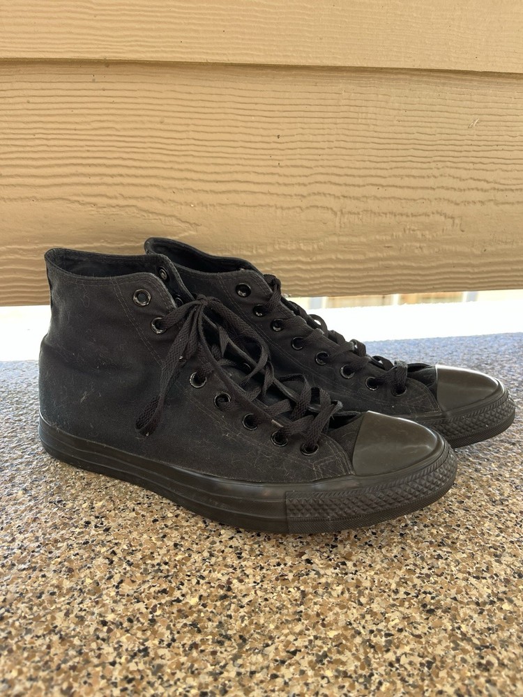 Converse Chuck Taylor All Star Triple Black High Top Sneakers for Men Size 10 M3310