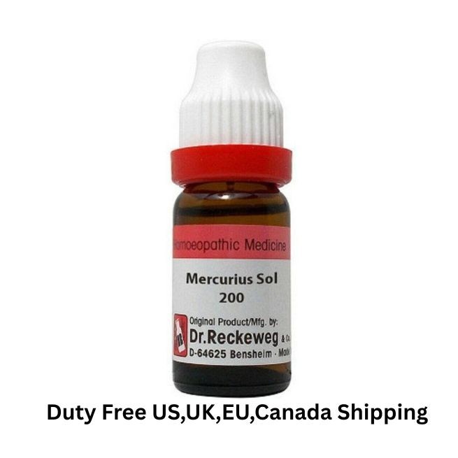 Dr Reckeweg  Mercurius Solubilis 200 CH Dilution Duty Free Fast Shipping