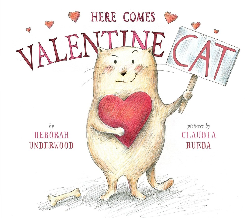 Here Comes Valentine Cat by Underwood