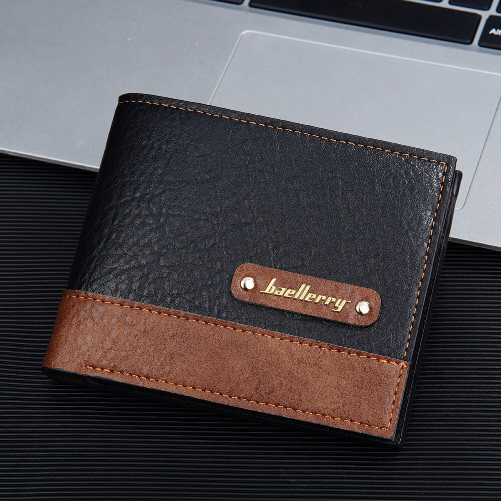 Men's Bifold Leather Credit ID Card Holder Wallet Billfold Purse Clutch Billfold