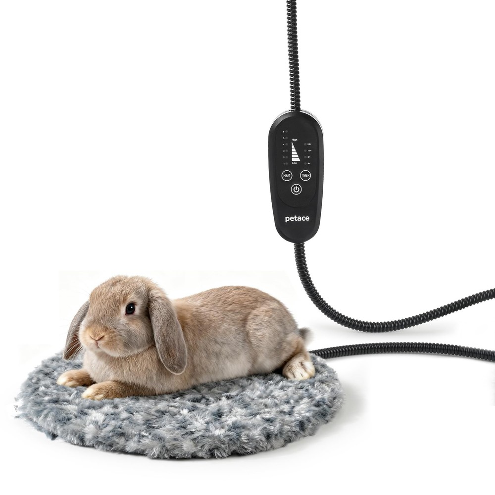 New Best Adjustable Temperature Heated Cat Bed & Dog Heating Pad with Timer