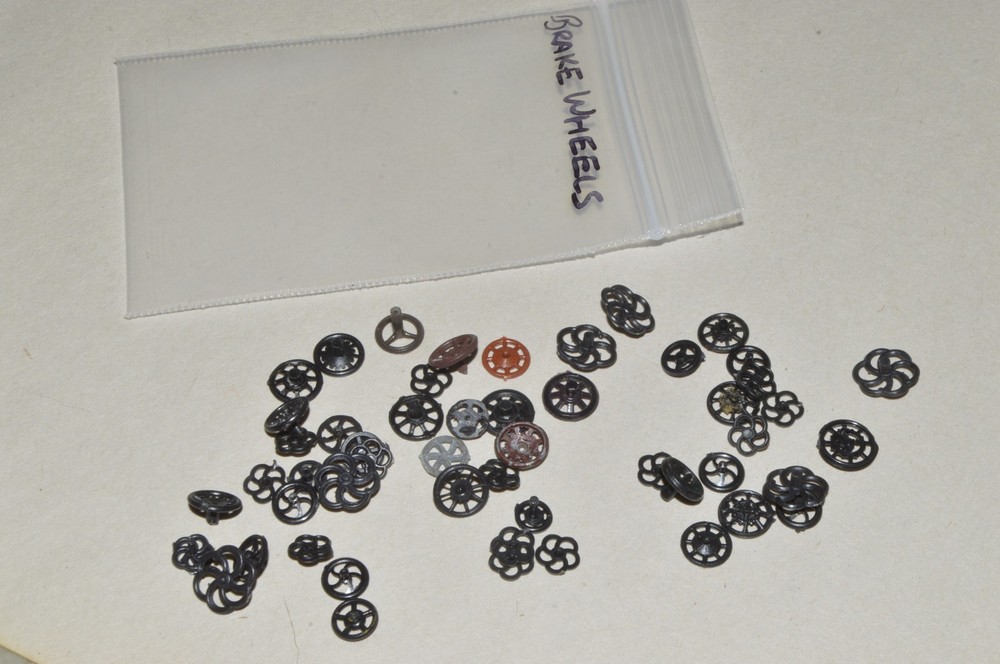 HO scale PARTS plastic brake wheel assorted lot