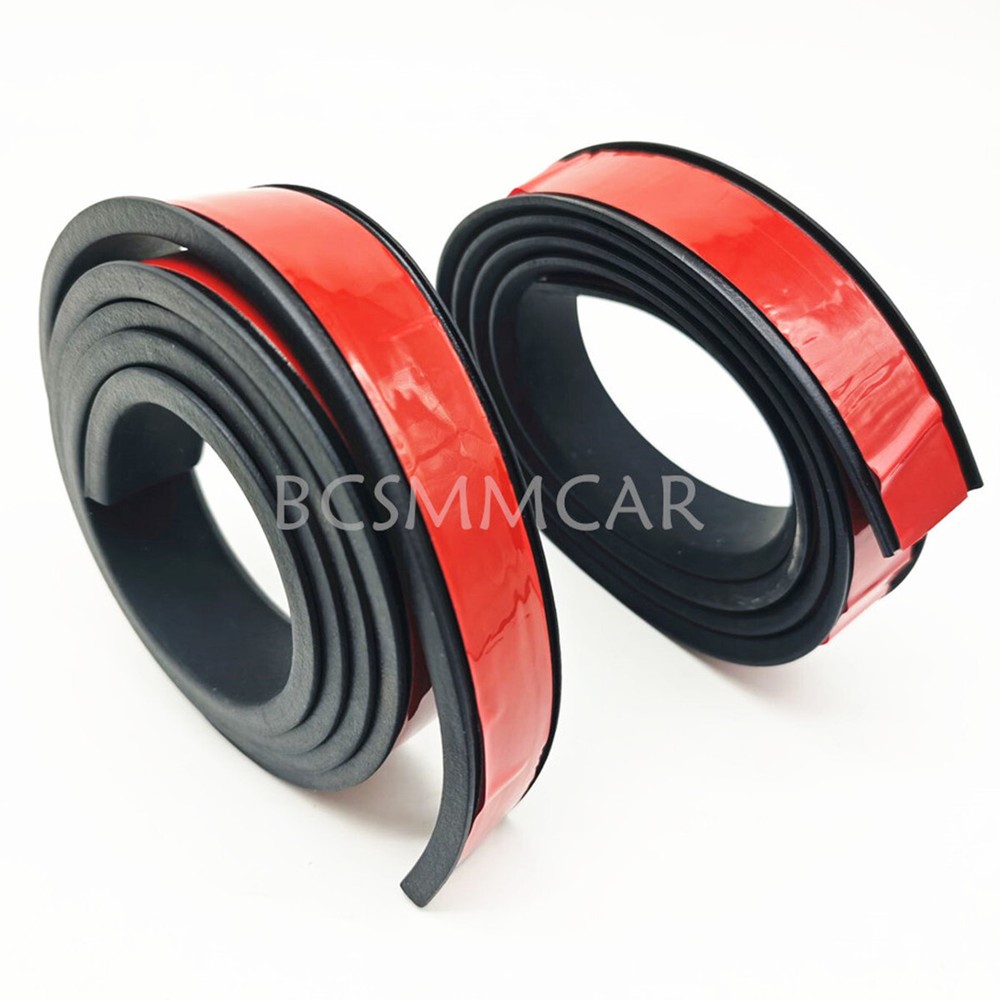 Car Fender Flare Protector Extension Wheel Eyebrow Arch Lip Moulding Trim Rubber