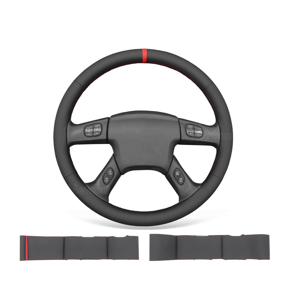 Custom Artificial Leather Steering Wheel Cover for Chevrolet Silverado 2003-2007